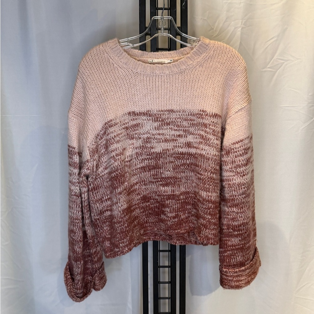 Carve Designs‎ Blush and Maroon Crew Neck Sweater